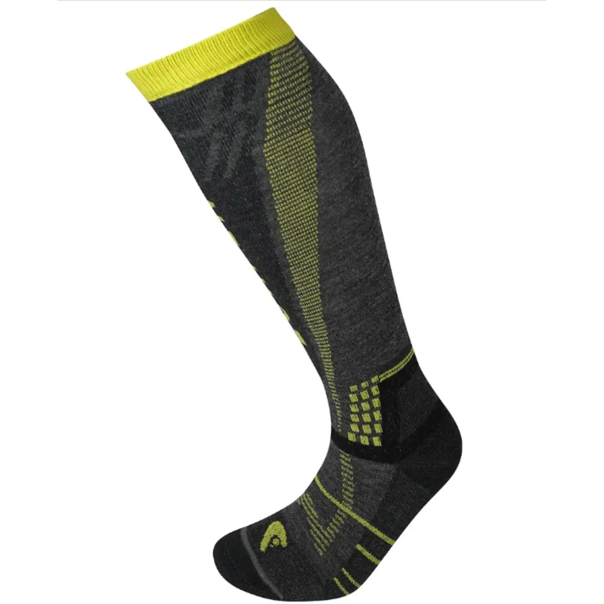 Lorpen S3WLC charcoal lime Носки Lorpen S3WLC для активного отдыха, туризма, альпинизма и путешествий, товары для активной жизни, одежда и обувь для походов и скалолазания