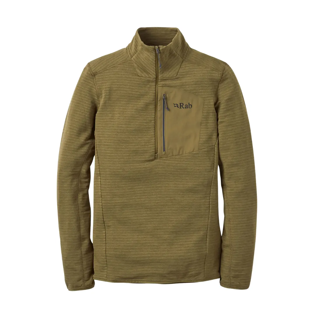 Флисовая куртка Rab Ascendor Light Pull-On Mns Oak для активного отдыха, прогулок и путешествий, одежда и обувь для походов и альпинизма в онлайн магазине