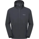 Изображение утепленной куртки Rab Borealis Hoody Mns для активного отдыха, походов и путешествий, подходящей для спортивной одежды, обуви и экипировки для горных походов и путешествий на природе