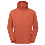 Теплая куртка Rab Borealis Hoody Mns в цвете Тускан ред для активного отдыха, походов, альпинизма и путешествий на сайте интернет-магазина с одеждой и обувью для любителей активного образа жизни