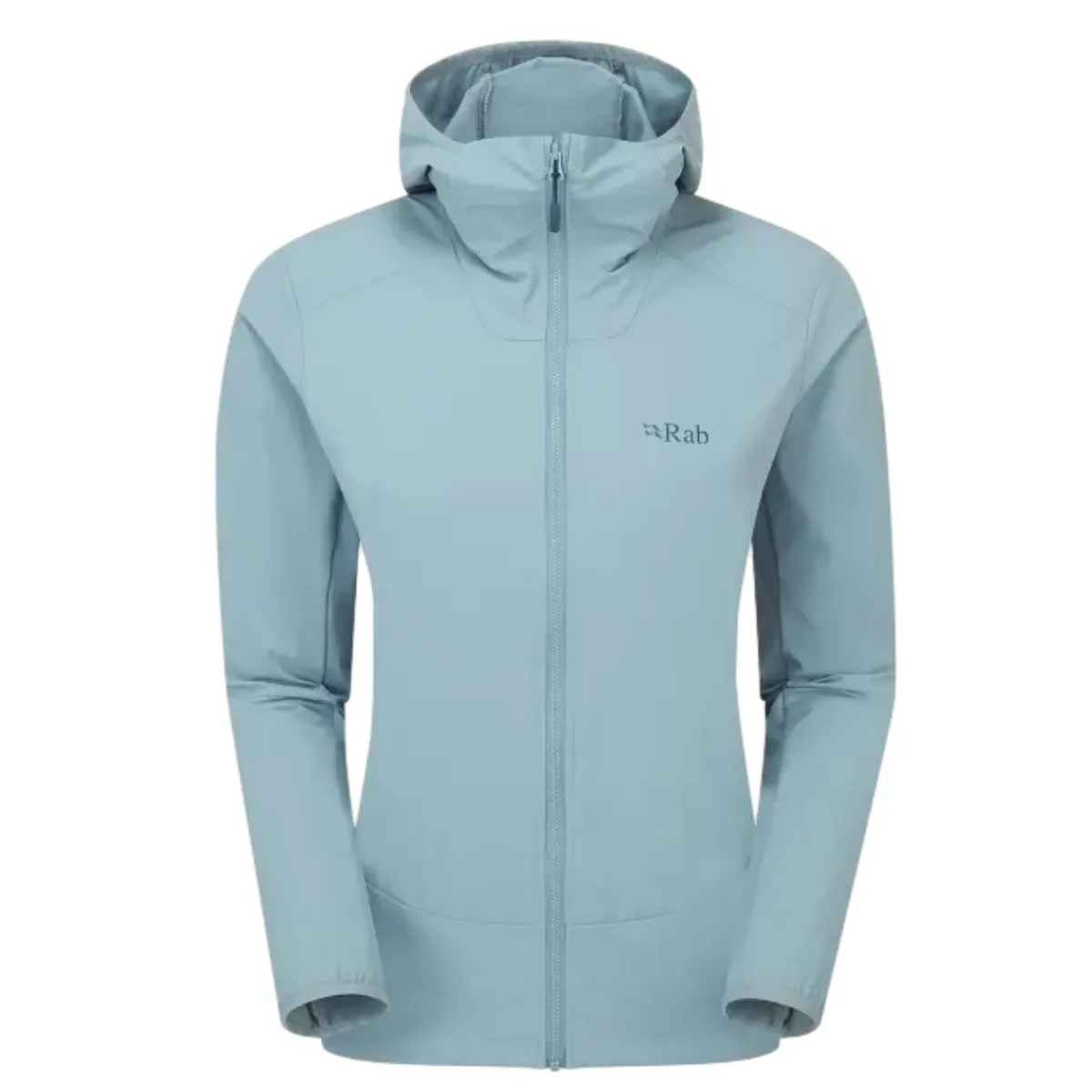 Теплая женская куртка Rab Borealis Hoody Wmn Citadel для активного отдыха, туризма и альпинизма, одежда и обувь для походов, путешествий и скалолазания