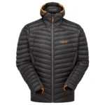 Теплая мужская куртка Rab Cirrus Flex Hoody Mns graphene для активного отдыха походов и путешествий, одежда и снаряжение для альпинизма и туризма