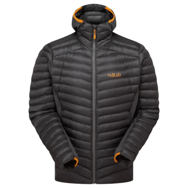 Теплая мужская куртка Rab Cirrus Flex Hoody Mns graphene для активного отдыха походов и путешествий, одежда и снаряжение для альпинизма и туризма