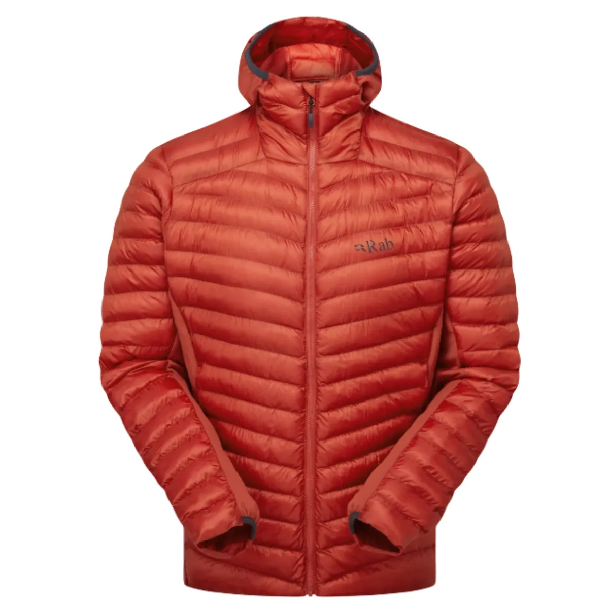 Трекинговая куртка Rab Cirrus Flex Hoody Mns в тёплом красном цвете для активного отдыха, походов, горных восхождений и путешествий на сайте интернет-магазина спортивной одежды и обуви