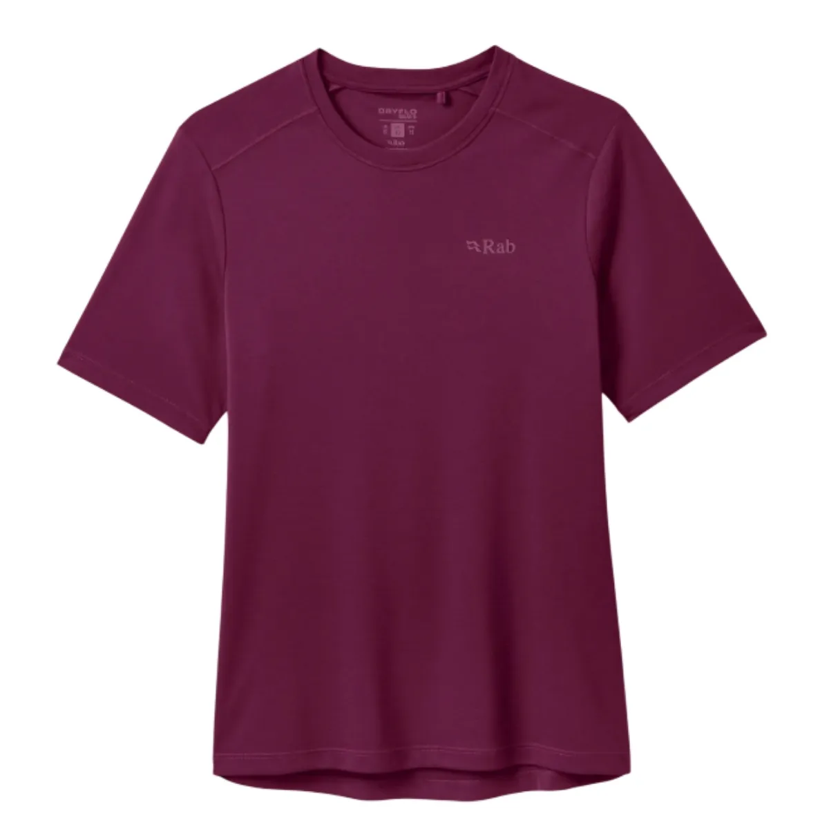 Термофутболка Rab Force Tee Wmn Mulberry для активного отдыха, походов и путешествий, спортивная одежда для горных походов и путешествий на сайте интернет-магазина