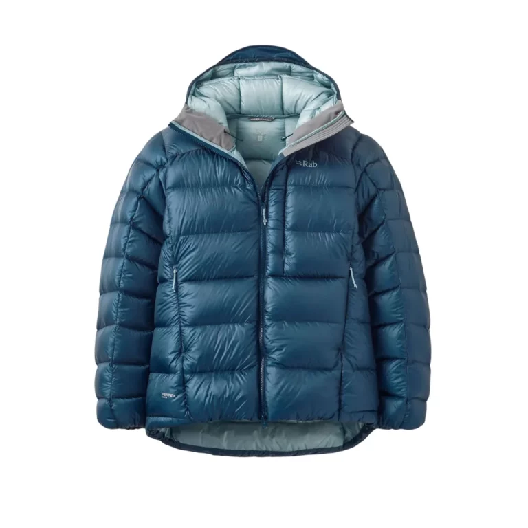 Теплый пуховик Rab Mythic Ultra Down для активного отдыха, походов и путешествий, женская одежда для альпинизма и зимнего туризма в синем цвете