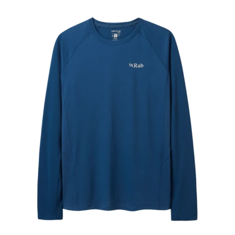 Термофутболка Rab Sonic Tee Mns tempest blue для активного отдыха, туристической одежды, походов, альпинизма и путешествий в интернет-магазине активной жизни
