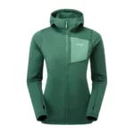 Флисовая куртка Rab Superflux Hoody Wmn в зеленом слюде для активного отдыха, походов и путешествий, продажи экипировки для альпинизма и туризма, одежда и обувь для активной жизни