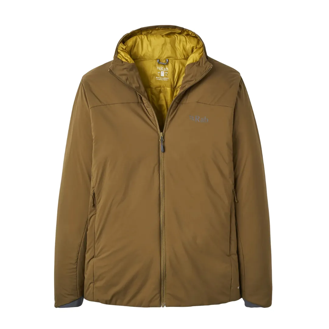 Термостойкая куртка Rab Xenair Alpine Light Mns Oak для активного отдыха на природе, путешествий, альпинизма и хайкинга в интернет-магазине экипировки для активной жизни