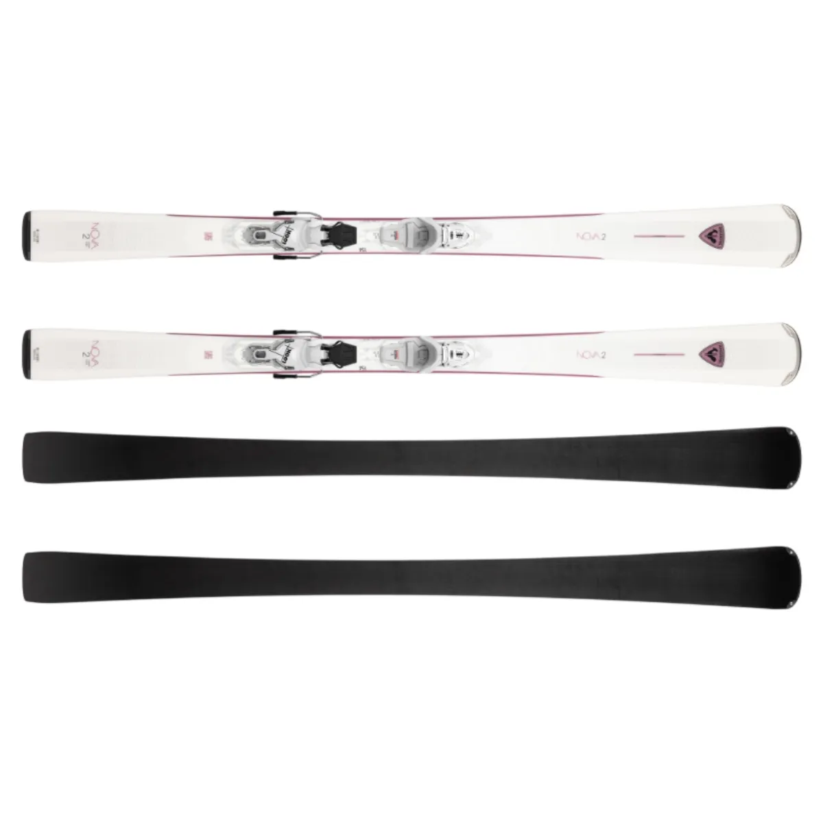 Трендовая обувь и экипировка для активного отдыха - горные лыжи Rossignol Nova 2 Xpress, экипировка для путешествий, прогулок и хайкинга для любителей активного образа жизни