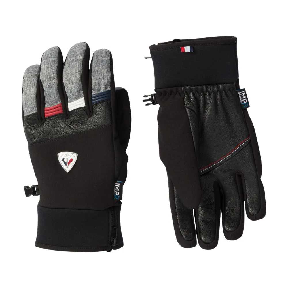 Перчатки Rossignol Strato Impr Heather Grey для активного отдыха, походов и путешествий в спортивной одежде и обуви для альпинизма, хайкинга и туризма