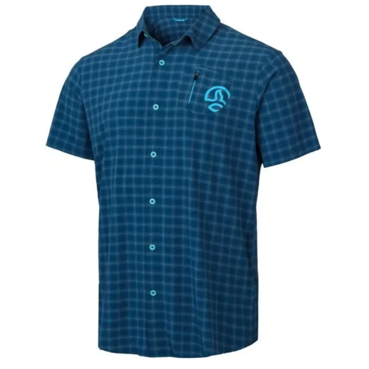 Рубашка Ternua Athym ST Mns dark lagoon для активного отдыха, путешествий и альпинизма в интернет-магазине экипировки для активной жизни, спортивной одежды и обуви для походов, туризма и горных приключений