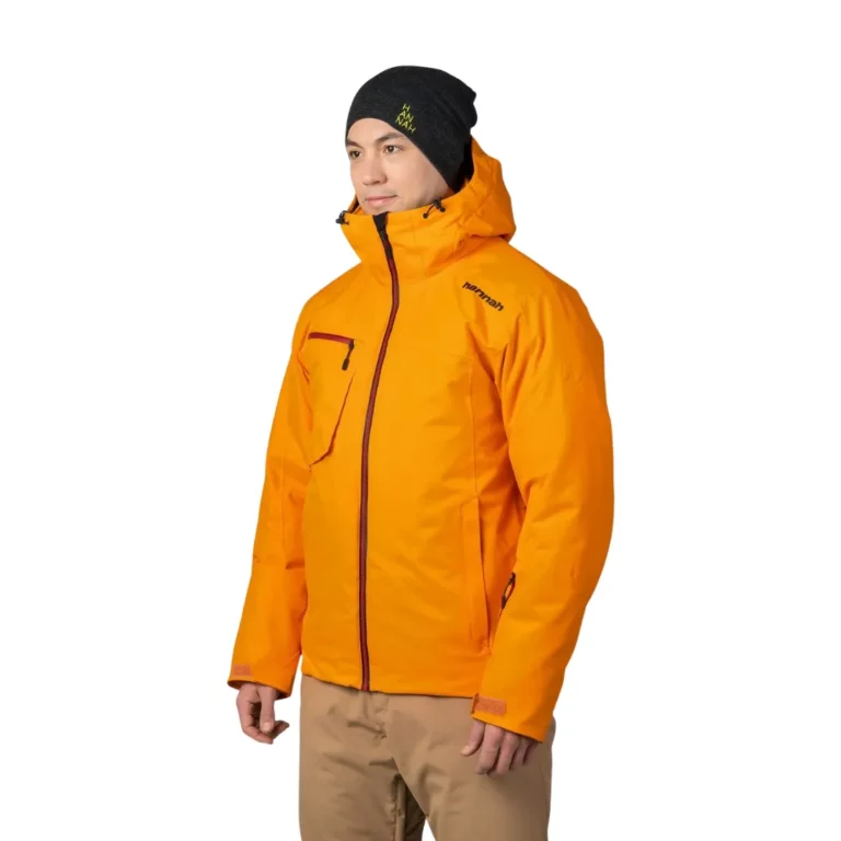 Куртка Hannah Kelton Mns оранжевый пестрый для активного отдыха, походов и путешествий, одежда и обувь для скалолазания и альпинизма