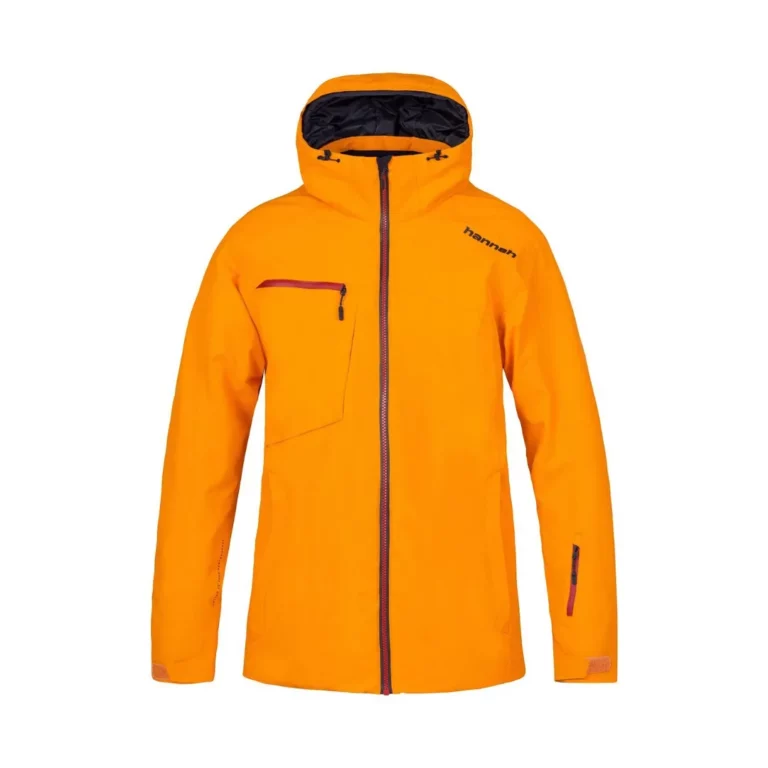Картинка с активной одеждой и обувью для походов путешествий горных восхождений и активного отдыха на сайте Куртка Hannah Kelton Mns orange peel для онлайн магазина товаров для активного образа жизни
