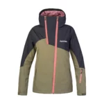 Тёмно-оливковая женская куртка Hannah Maky для активного отдыха, туристические вещи, походы, путешествия, спортивная одежда для пешего туризма и альпинизма