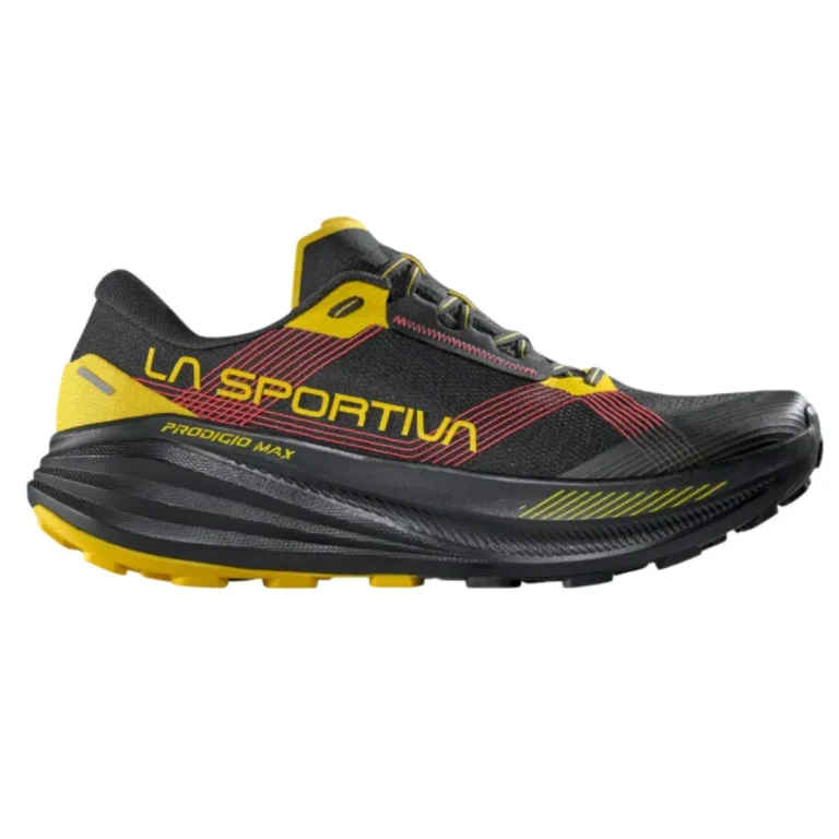 Кроссовки La Sportiva Prodigio Max черно-желтые для активного отдыха в интернет-магазине спортивной одежды обуви для походов туризма и альпинизма
