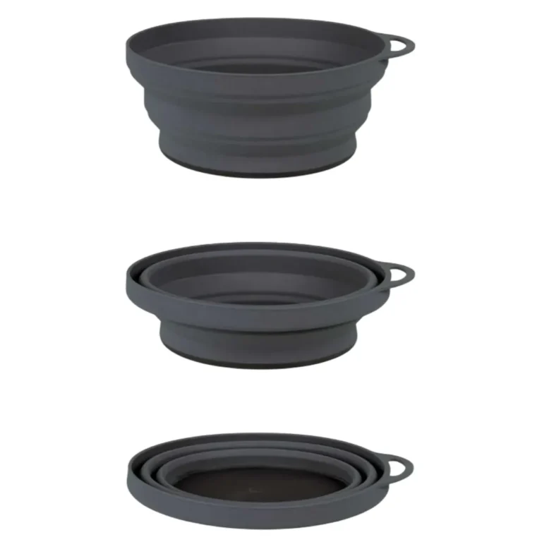 Миска Lifeventure Ellipse FlexiBowl Graphite для активного отдыха, путешествий, хайкинга, восхождения и ношения на ногах, подходит для спортивной экипировки онлайн магазина товаров для активной жизни