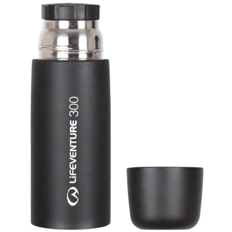 Термос Lifeventure для активного отдыха и путешествий, темно-серый, подходит для ношения в походах, занятиях спортом, беге, горных походах и путешествиях