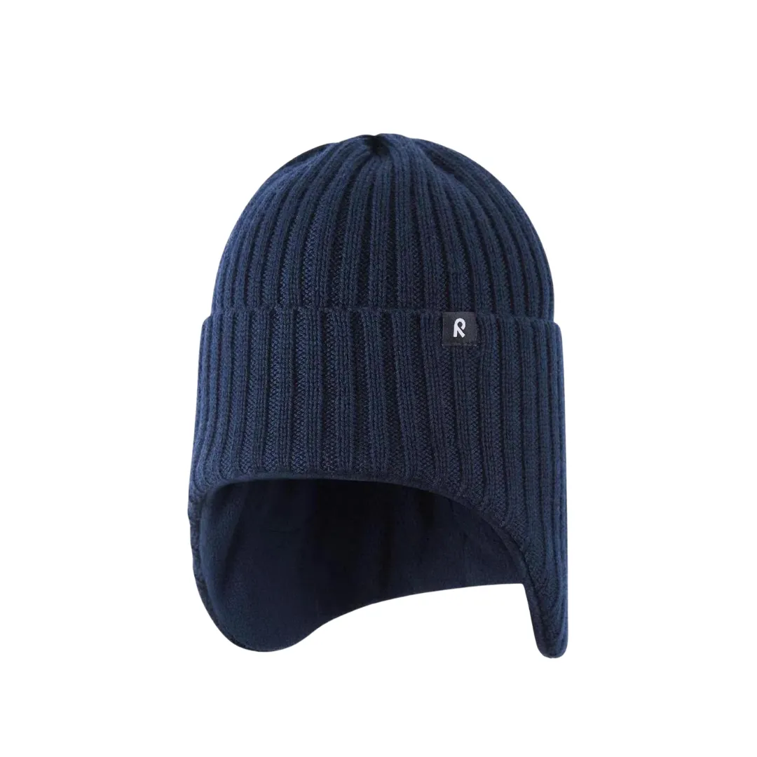 Детская шапка Reima Mystinen navy для активного образа жизни, походов, путешествий и занятий спортом на открытом воздухе в интернет-магазине с одеждой и обувью для активных путешественников