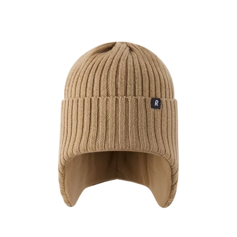 Детская шапка Reima Mystinen peanut brown для активного отдыха, прогулок на природе, походов и путешествий, первая необходимость для активных детей и любителей outdoor экипировки