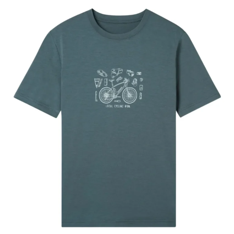 Тёмно-зеленая футболка Thermowave Merino для активного отдыха, велосипедных прогулок и путешествий, одежда для туризма, альпинизма и походов