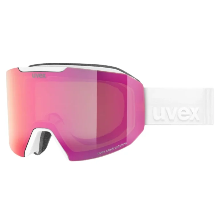 Горнолыжная маска uvex Evidnt Attract белая розово-зеленая для активного отдыха, лыж и сноуборда, походов и путешествий на онлайн-магазине active life одежда обувь