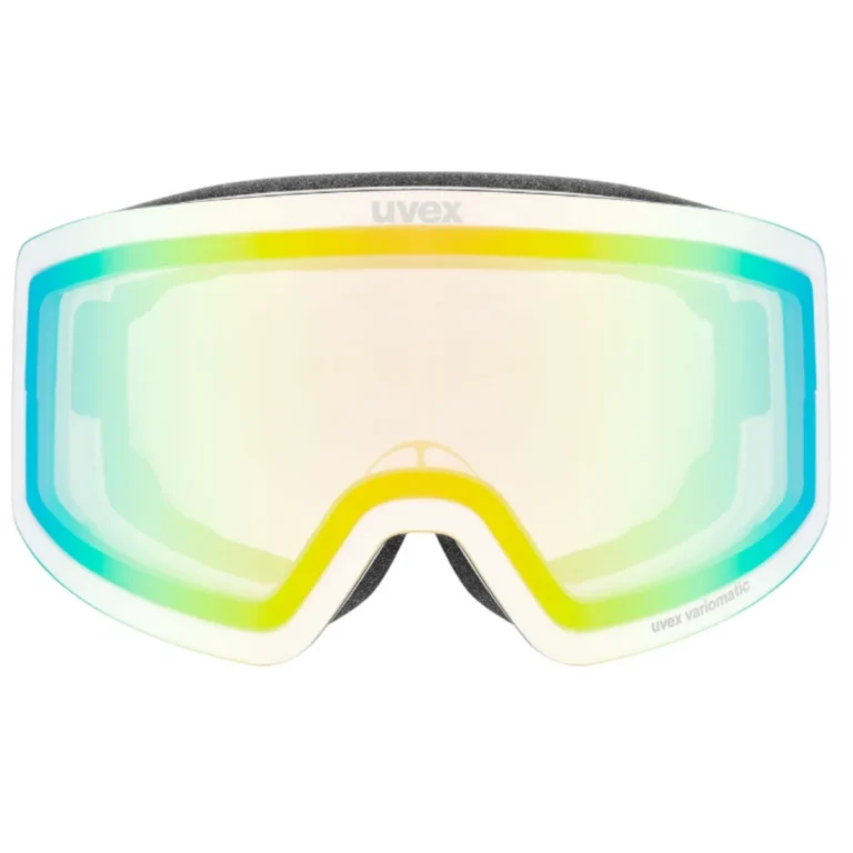 Горнолыжная маска uvex provoqe v белая матовая для активного отдыха, лыж и сноуборда, экипировка для горных походов и путешествий для онлайн-магазина спортивной одежды и обуви