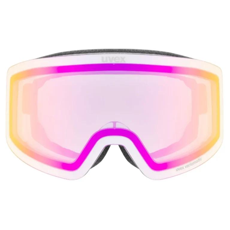 Горнолыжная маска Uvex Provoqe V белая матовая для активного отдыха горные лыжи снаряжение спортивная одежда обувь туристическое снаряжение для путешествий и альпинизма