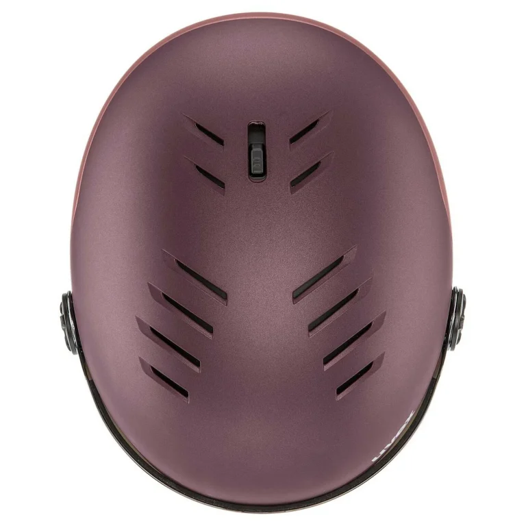 Горнолыжный шлем Uvex Wanted visor bram-antiq ros matt для активного отдыха, сноубординга, горных походов, путешествий и спортивной обуви для альпинизма и туризма