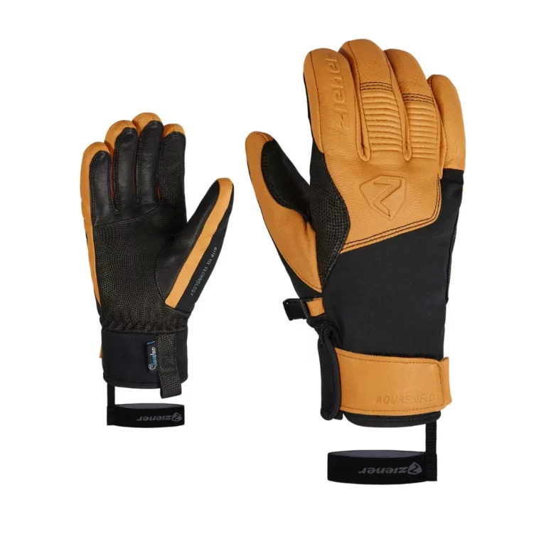 Перчатки Ziener Ganzenberg черные для активного отдыха, походов, туризма и путешествий, спортивной одежды и обуви для альпинизма и горных походов