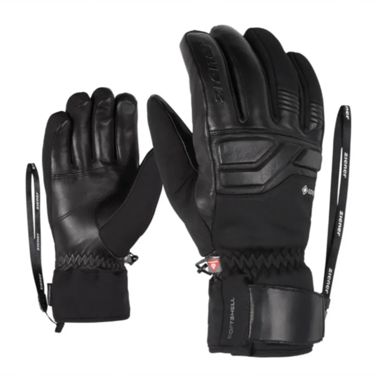 Перчатки Ziener Gin GTX черные для активного отдыха, ходьбы, альпинизма и путешествий в интернет магазине товаров для активной жизни