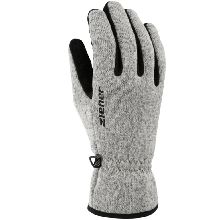 Перчатки Ziener Imagio серый меланж для активного отдыха, туризма и путешествий, спортивной одежды, обуви и альпинизма