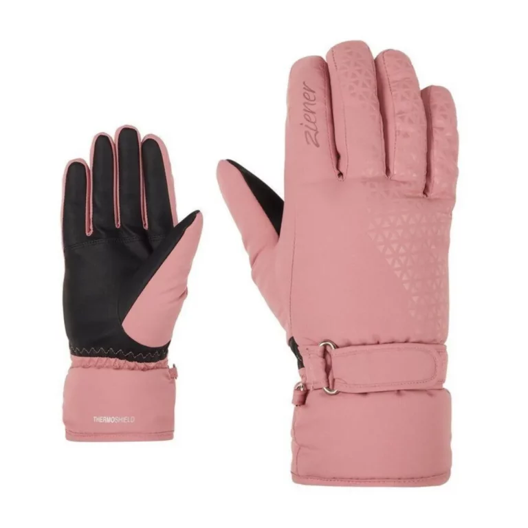 Тёплые перчатки Ziener Kisar роза для активного отдыха, походов и путешествий в интернет-магазине спортивной экипировки
