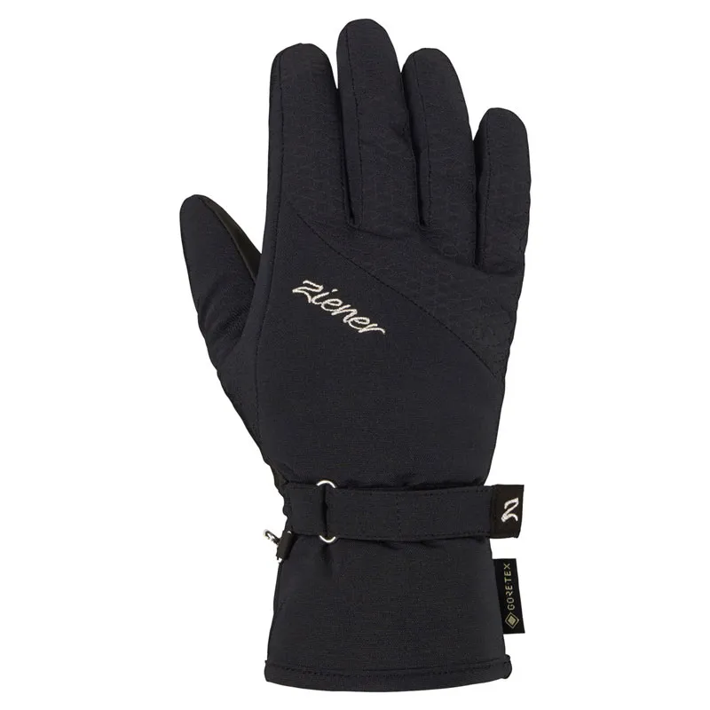 Перчатки Ziener Klaire GTX Gore Plus Warm черные для активного отдыха походов и путешествий в интернет-магазине с экипировкой для альпинизма и городской одежды