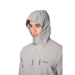 Теплая мужская куртка Rab Ascendor Pro Hoody Mns черная для активного отдыха, путешествий и альпинизма на сайте онлайн-магазина с экипировкой для туризма, хайкинга и горных походов