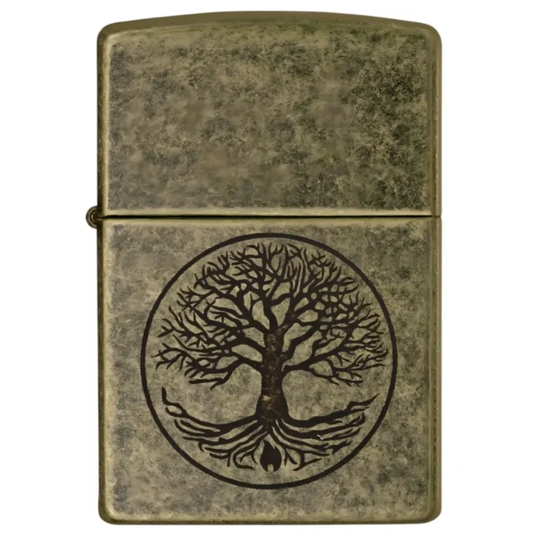 Зажигалка Zippo 201FB Tree Of Life для активного отдыха, путешествий и скалолазания, одежда и обувь для походов и горных восхождений
