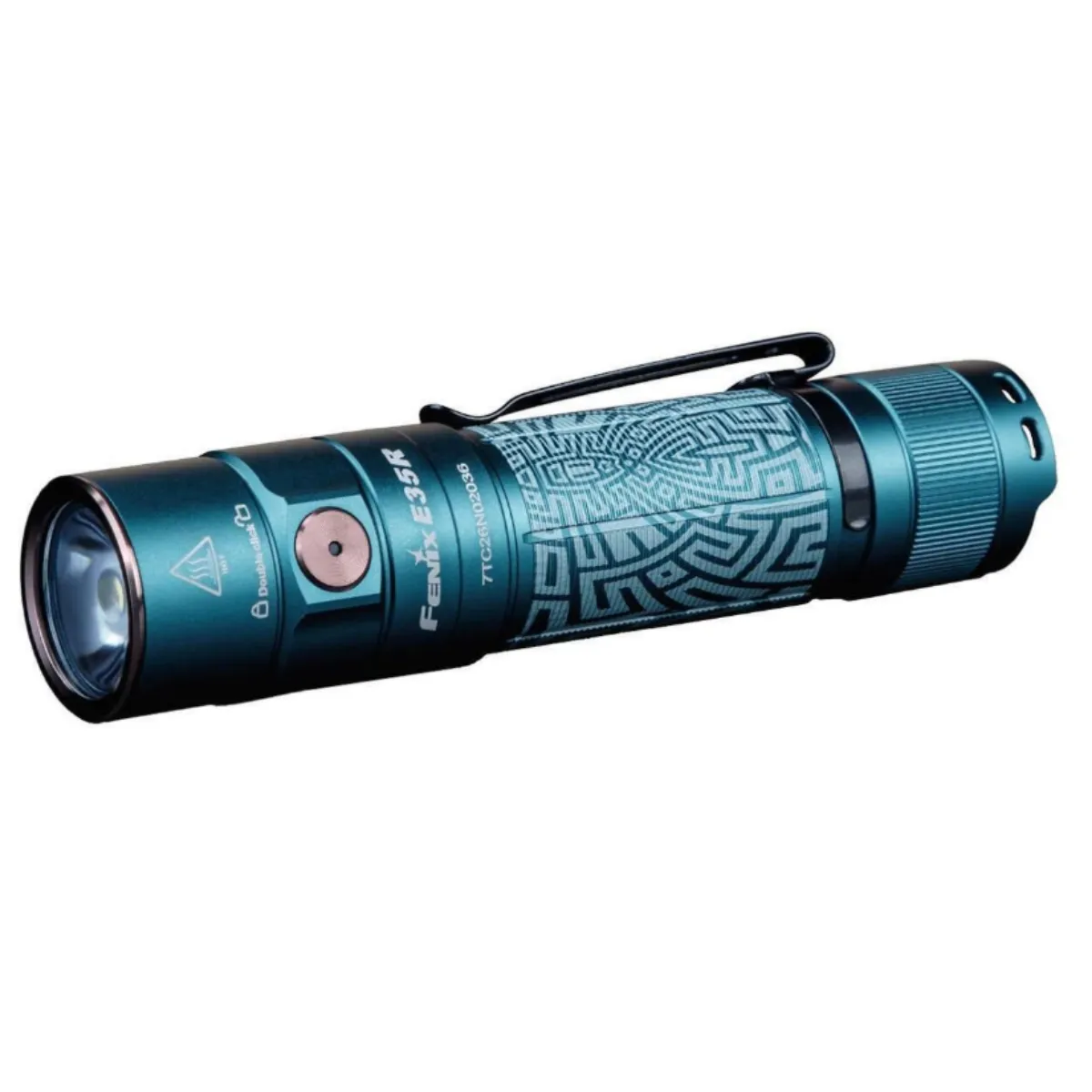 Fenix E35R LED graffiti (1) Тенденционный фонарь Fenix E35R LED с граффити для активного отдыха, туристов и походов, подходящий для онлайн магазина спортивной одежды и обуви для путешествий и альпинизма