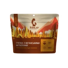 Гречка с веганскими митболами IDLO